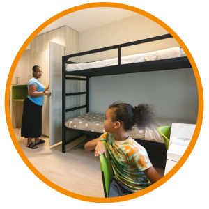 484,315 Nights of safe shelter were provided.